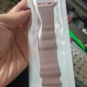 Rose Gold Mesh Watch Band